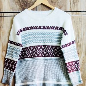 Brown Design Sweater Size-38