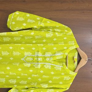 Neon Colour Kurti For Women