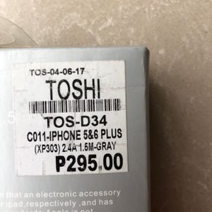 Toshi iPhone charging Wire Brand New