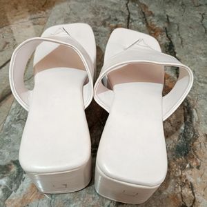 White Platform Sandal