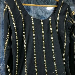 Black Kurta With Dupatta