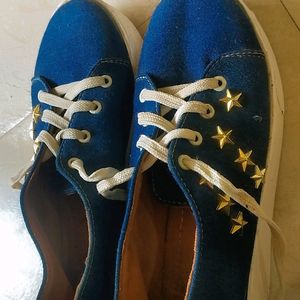 Star Navy Blue Shoes