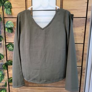 NUSH (Anushka Sharma) Brand Olive Green Top