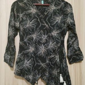 Janasya Floral Print Top For Women's