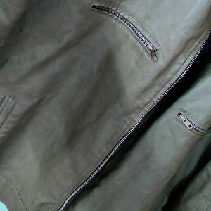 Green Leather Jacket