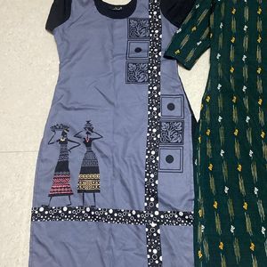 Kurti Combo With Free Plazo