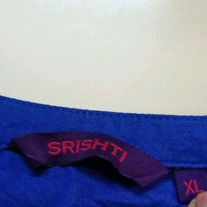 Srishti Navy Blue Kurti