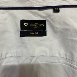 Invictus Formal White Shirt