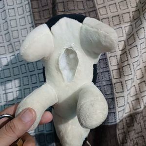 Black & White Dog Soft Toy