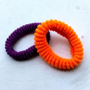 Purple And Orange Hair Band Combo💜🧡