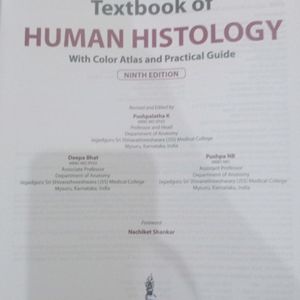 Human Histology With Colour Atlas 9th Edition