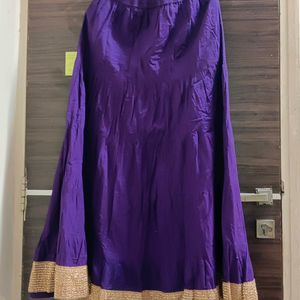 Purple Ethnic Skirt