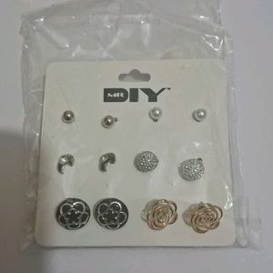 Earring Set Of 6 Pairs