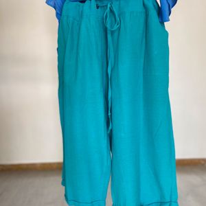 2 Combo Sets Of Comfy Wide Leg Stylish Pants-Tops