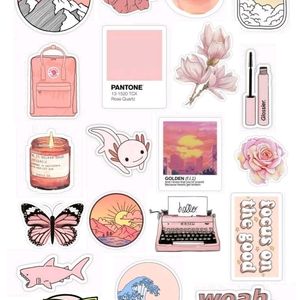 Pink Aesthetic Stickers