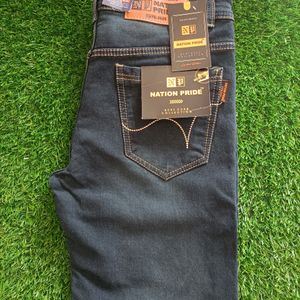 Men's Formal Navy Blue Denim Jeans