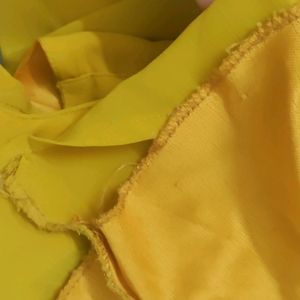 Yellow Flared Top