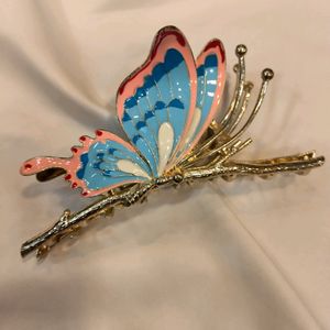 Butterfly Metal Hair Clip For Women Girls Hairclip