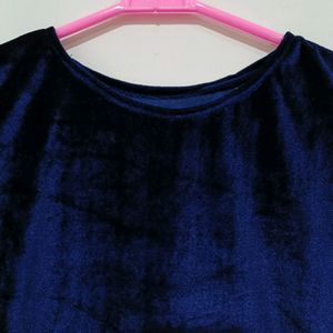 New Unused Velvet Top Blouse