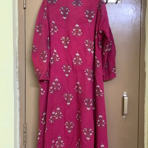 Rose Colour Kurta