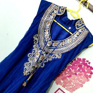 Ethnic Gown With Dupatta