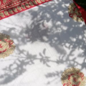 Unused Chanderi cotton saree