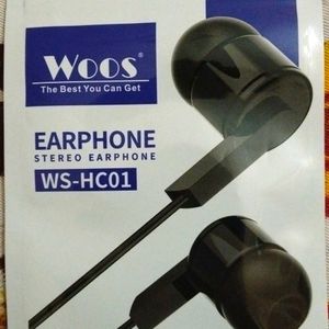 Woos Earphone Stereo Earphones WS-HC01