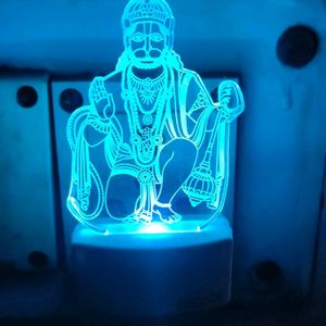 Multicolor Hanuman Ji Lamp