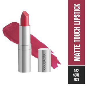 Colorbar Matte Touch Lipstick, Soul Kiss 062, 4.2g