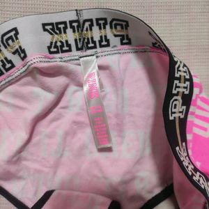 Pink By Victoria's Secret Logo Band Panty