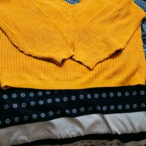 Mustard Yellow Crop Top