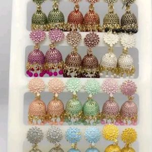 Oxodise Earrings Combo of 12 Colors New