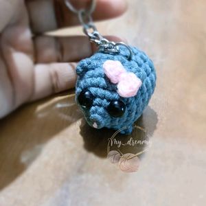 Amigurumi Hamster Keychain/charm(1)