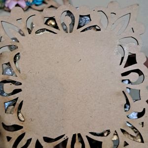 Mdf Tea Light Candle Holder (Set Of 2)