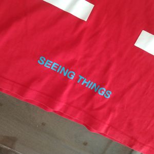 Off White Tee Red