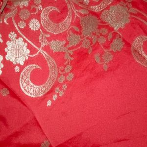 New Red Banarasi Dupatta