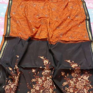 Good Condition Mysoore Silk Saree For Sale