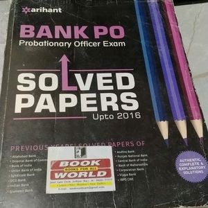 Bank PO Solved Papers Upto 2016