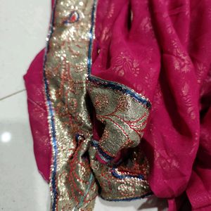 Festive Saree With Ready Blouse Sale