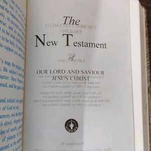 New Testament - PSALMS