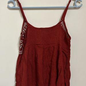 Forever 21 Rust Color Cute Top