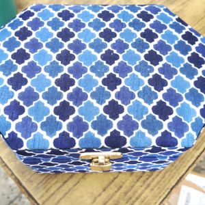 Lakme Trinket Box - Blue Organizer