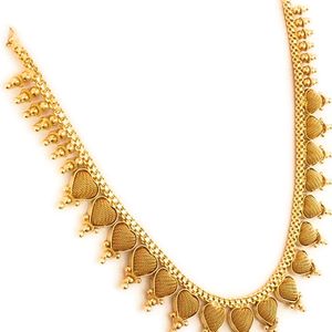 One Gram Micro Gold Plated Traditional Designer Necklace