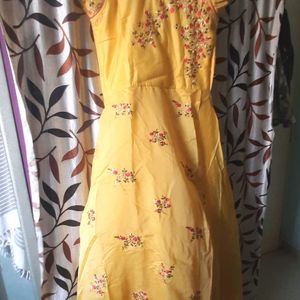 Yellow Gown  For Xl