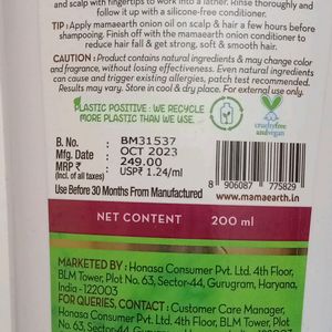 Mamaearth Onion Shampoo