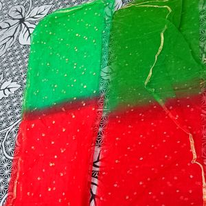 Partywear Net Dupatta Combo