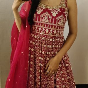 Pink Anarkali