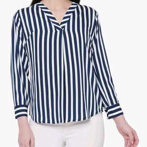 Striped 3/4th sleeve top