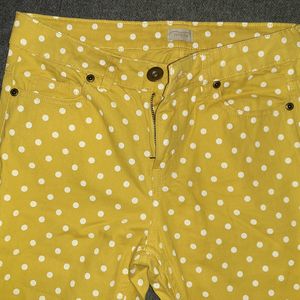 Yellow Polka Dot Denim