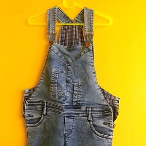 Women Blue Dungaree